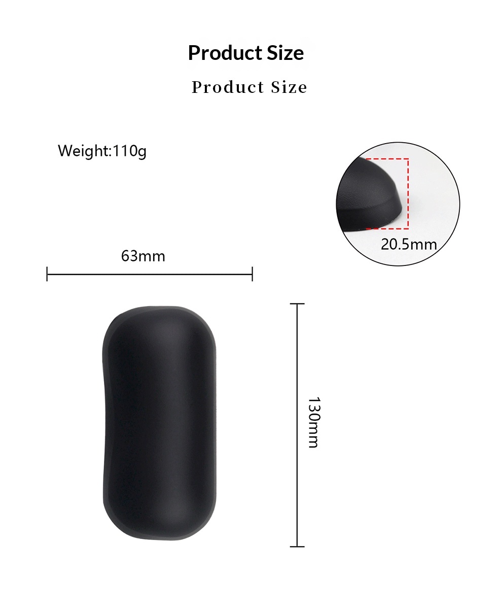 Pillow Silicone Mouse Hand Rest Comfortable Leather Keyboard Pad Anti-Slip Wrist_voghion.com