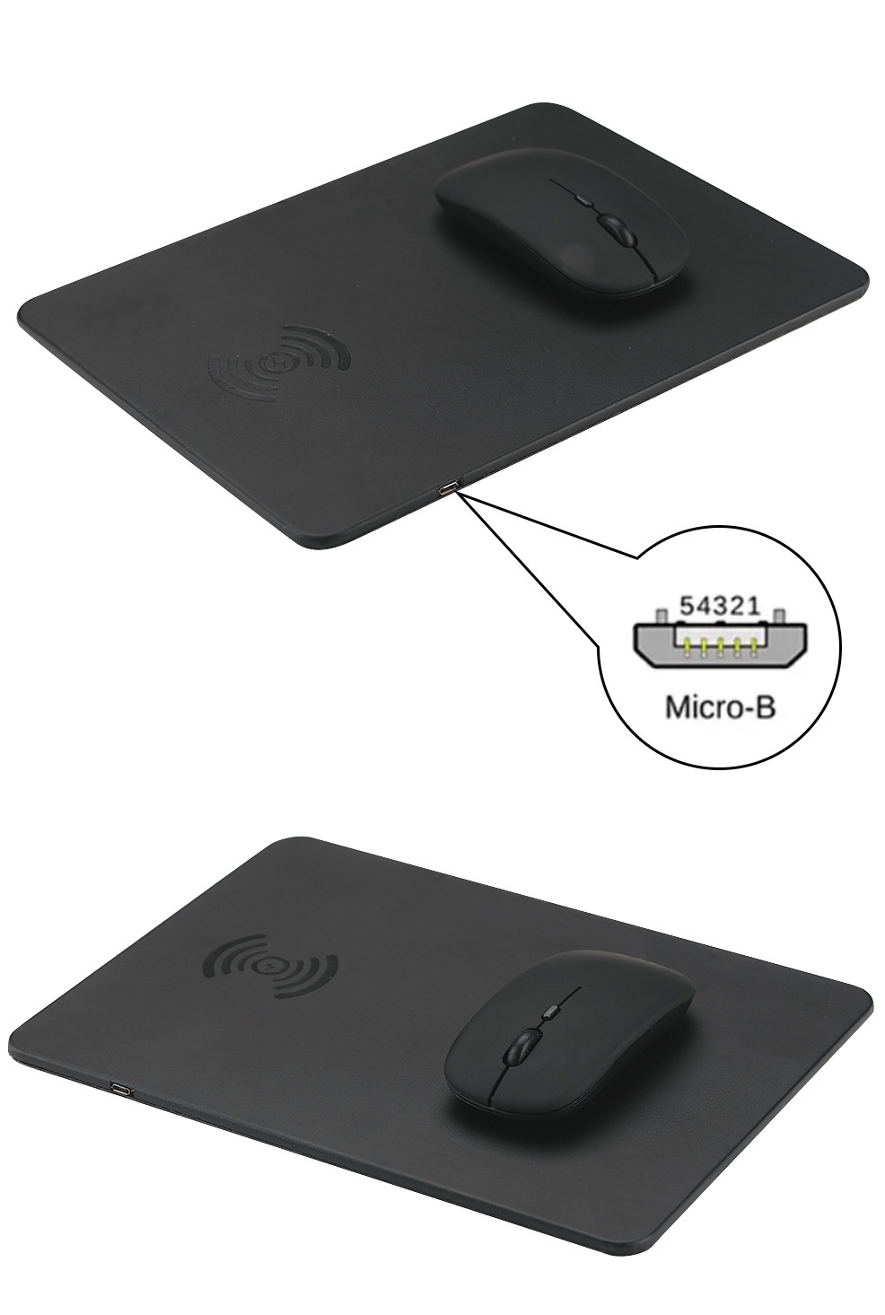 15W Smart Fast Gaming Computer Desk Advertising Wireless Charging Mouse Pad_voghion.com