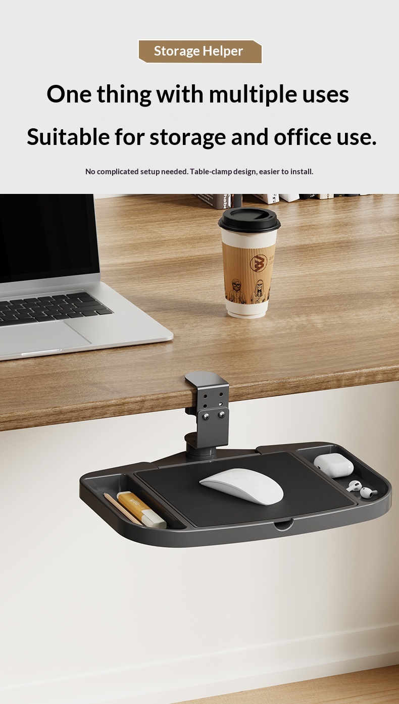 Storage Arm Support Rack Computer Desk Hand Board Wrist Guard Mouse Pad Creative Rotatable Elbow Rest_voghion.com
