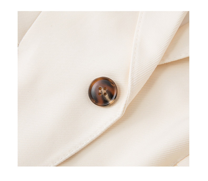 Women's Black Slim-fit Blazer Casual Professional Jacket Spring_voghion.com
