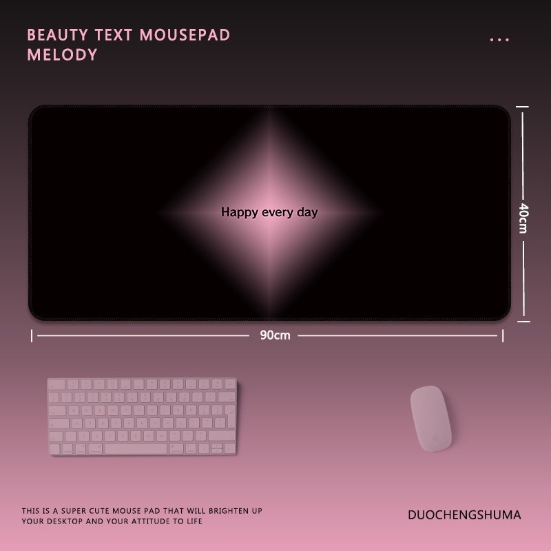 High-end Gradient Color Mouse Pad Extra Large Minimalist Ins Style Texture Gaming Office Keyboard Desk Mat_voghion.com