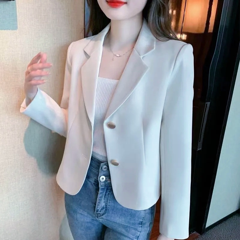 Short Blazer For Petite Women, 2025 Spring New Fashion, Stylish And Elegant Small Jacket With Unique Design_voghion.com