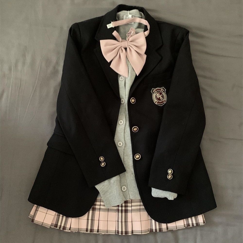 Women's Uniform Blazer For Spring And Autumn, Japanese Style, Authentic Original Design, College-style, School-supplied_voghion.com