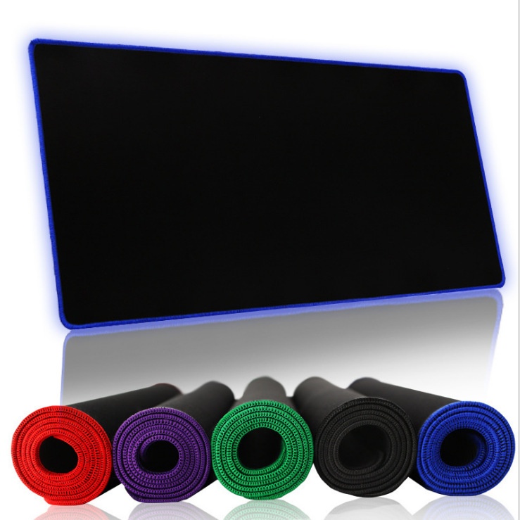 Stitched Edge Gaming Pad, Large Personalized Mouse With Edge, Thickened Office Desk Mat And Keyboard Pad_voghion.com