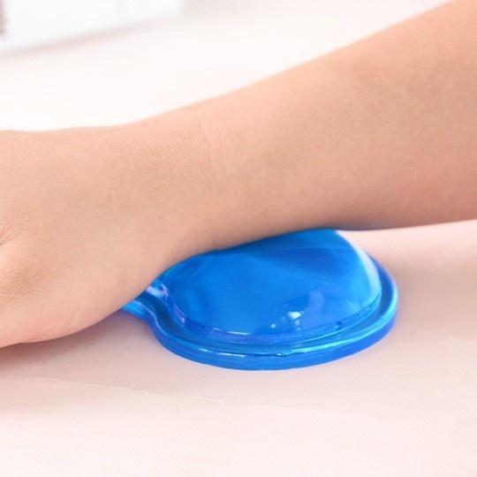 Crystal Gel Mouse Pad With Wrist Rest For Keyboard Support_voghion.com