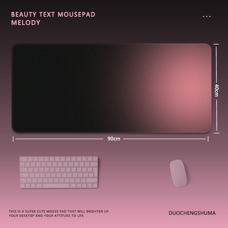 High-end Gradient Color Mouse Pad Extra Large Minimalist Ins Style Texture Gaming Office Keyboard Desk Mat_voghion.com