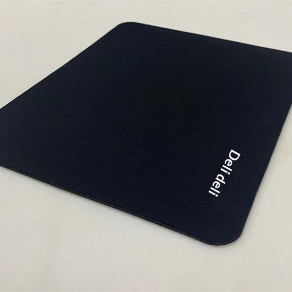 Tappetino per computer Deli Mouse per gaming competitivo, ufficio, liscio, resistente, antiscivolo e spesso, 250*200*3mm, nero_voghion.com