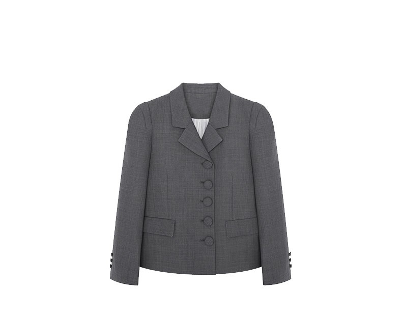 Damen Blazer Für Den Herbst Und Winter Aus Edlem Wollstoff_voghion.com