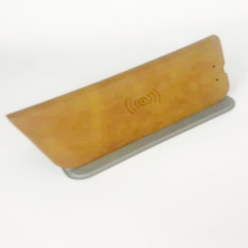 Kabellose, komfortable Mausauflage mit Handschutz, 15-W-Schnellladefunktion, Lederpad, 70 % Rabatt, multifunktionaler Korkständer_voghion.com