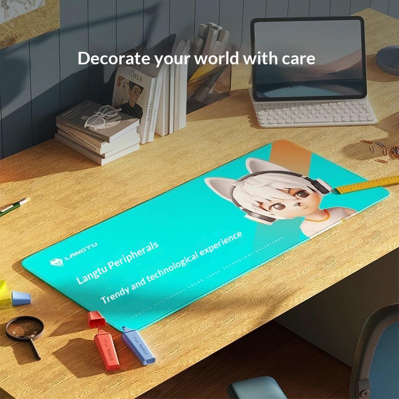 Langtu Mouse Manufacturer In Stock Leather Large And Small Pads Office Computer Keyboard Writing Desk Pad_voghion.com