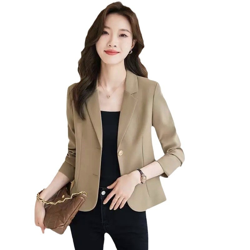 Short Blazer For Petite Women, 2024 Spring New Fashionable And Elegant Small Suit With Unique Design, Niche Top_voghion.com