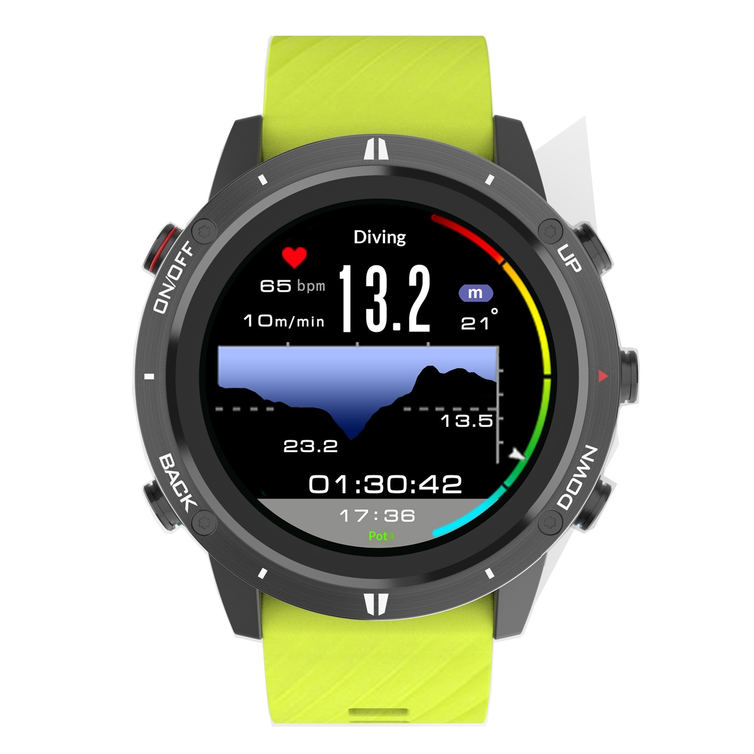 SUNAD-Songlu Orologio sportivo professionale intelligente per sport all'aria aperta con GPS e frequenza cardiaca per alpinismo e nuoto - Nuovo prodotto_voghion.com