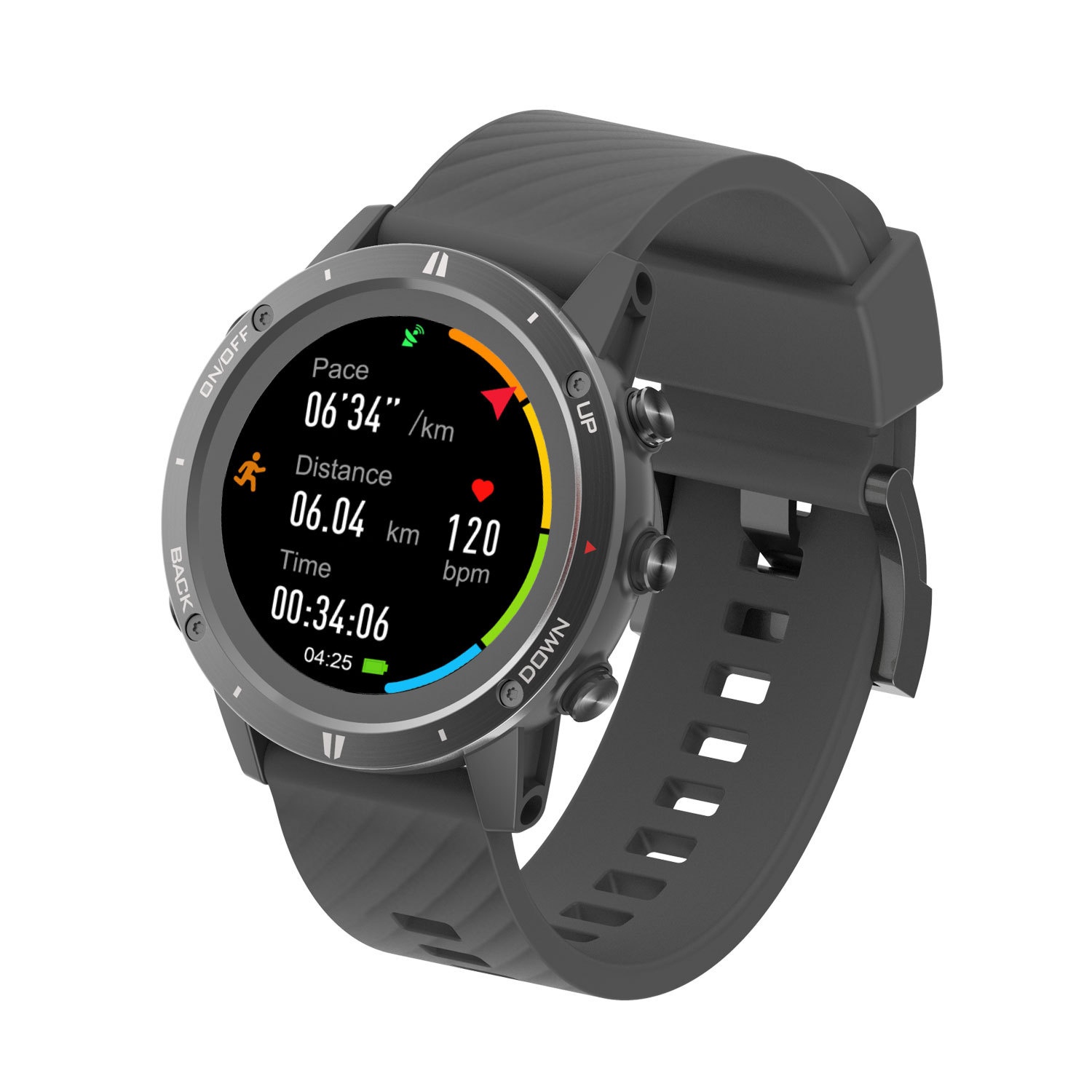SUNAD-Songlu Orologio sportivo professionale intelligente per sport all'aria aperta con GPS e frequenza cardiaca per alpinismo e nuoto - Nuovo prodotto_voghion.com