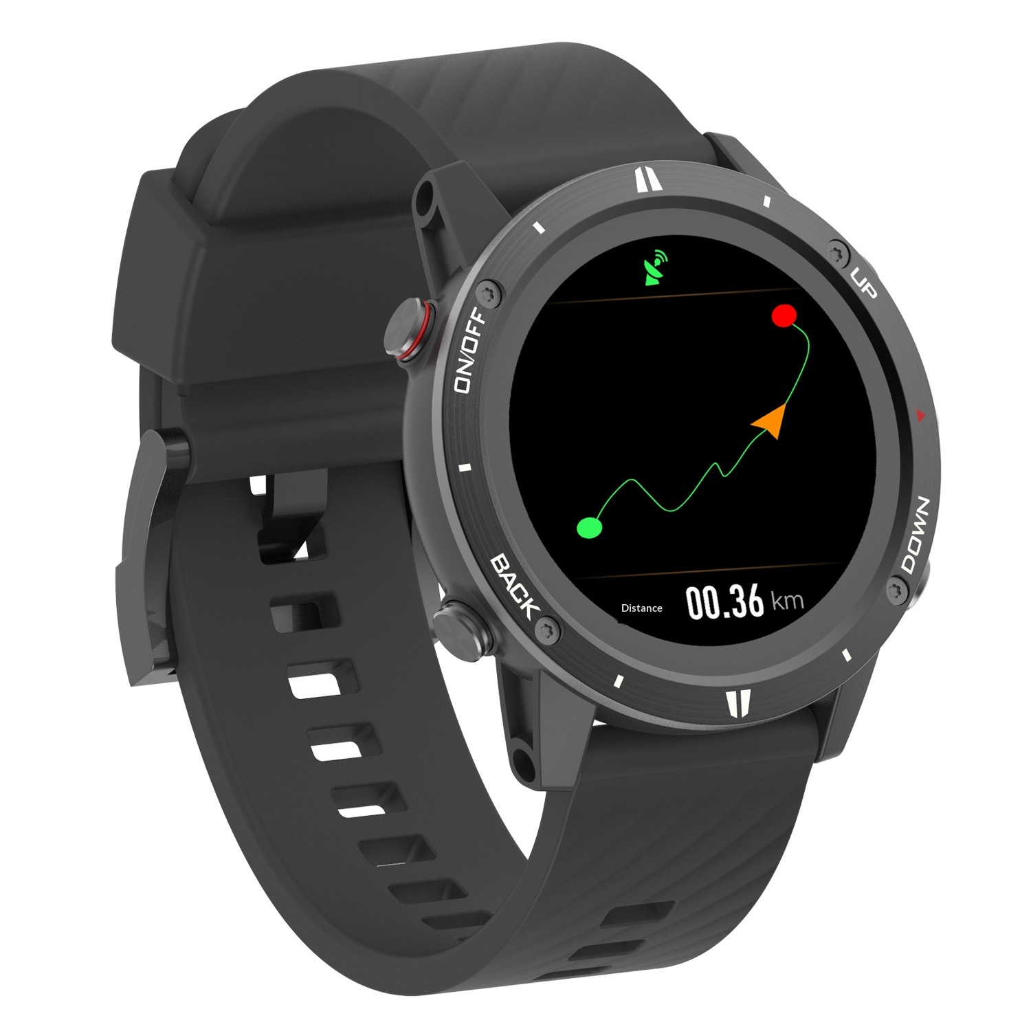SUNAD-Songlu Orologio sportivo professionale intelligente per sport all'aria aperta con GPS e frequenza cardiaca per alpinismo e nuoto - Nuovo prodotto_voghion.com