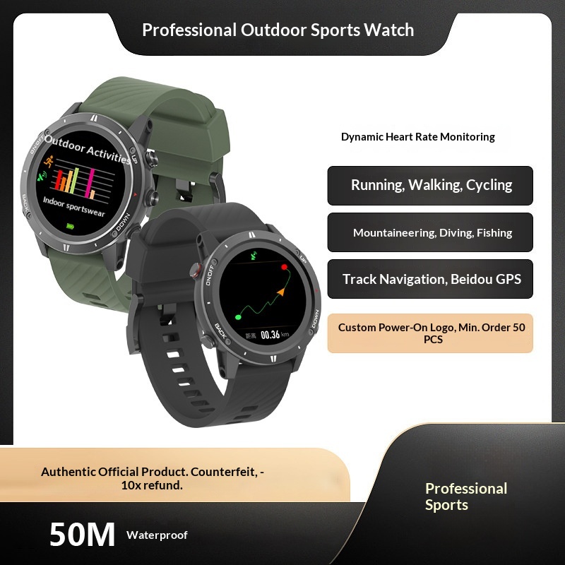 Smartwatch sportiva professionale con gps e cardiofrequenzimetro_voghion.com