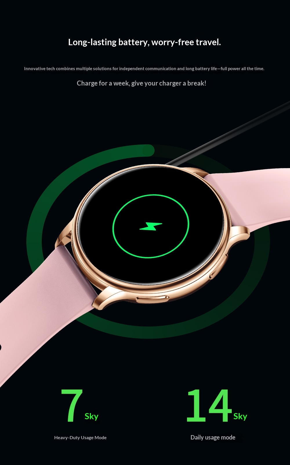 Smart Watch With Heart Rate And Blood Oxygen Monitoring_voghion.com