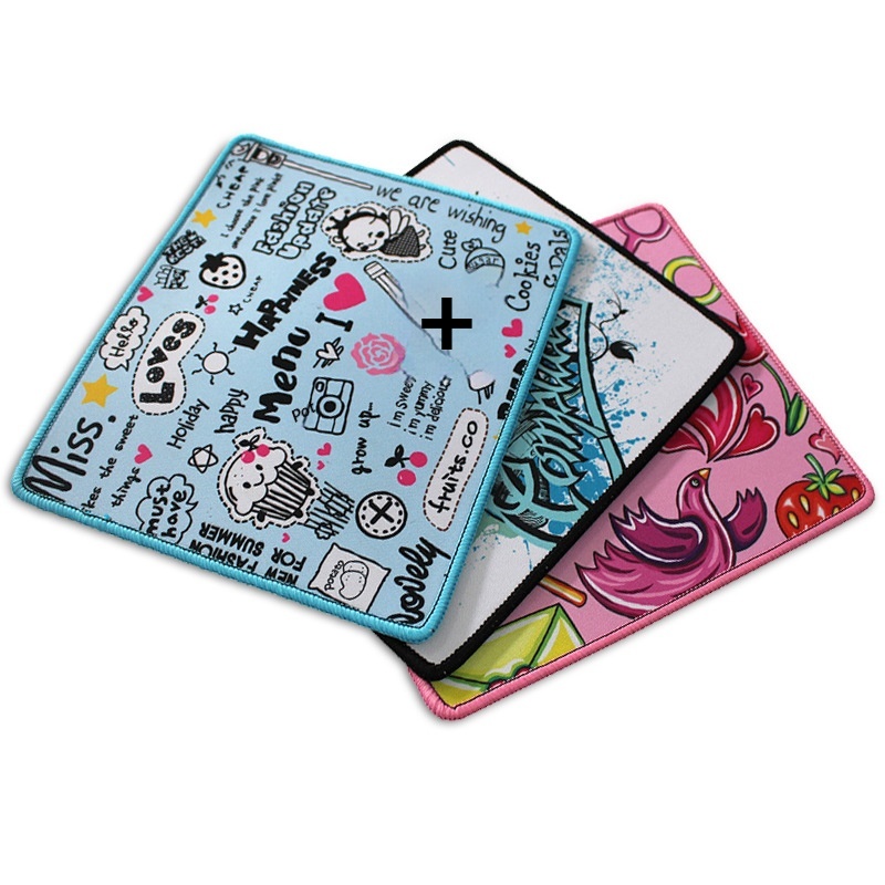 Fun Text And Image Small Creative Computer Thickened Edge Locking Desk Mat Mouse Pad_voghion.com