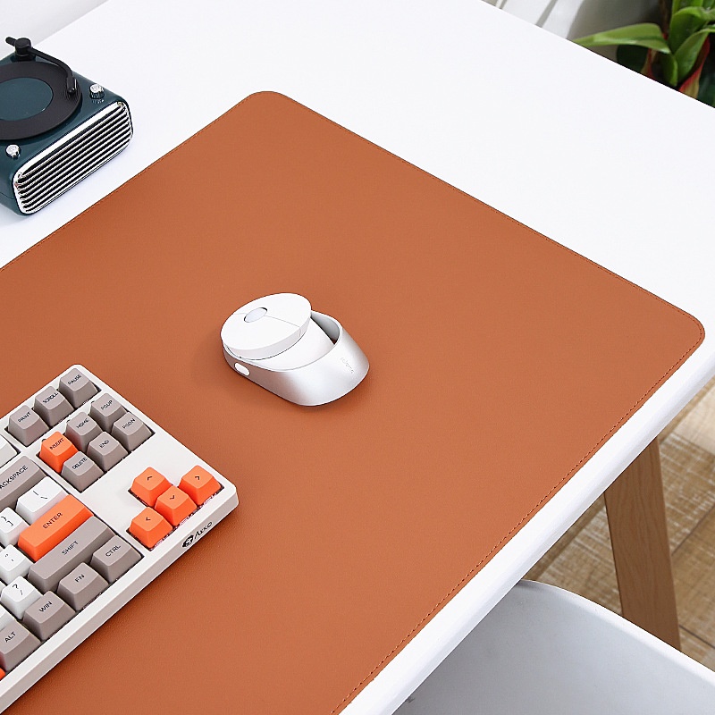 Ekstra Büyük Boy Deri Fare Masası Bilgisayar Klavye Masaüstü Matı Ofis Yazı Pedi Desen Baskılı Logo Toptan Satış_voghion.com