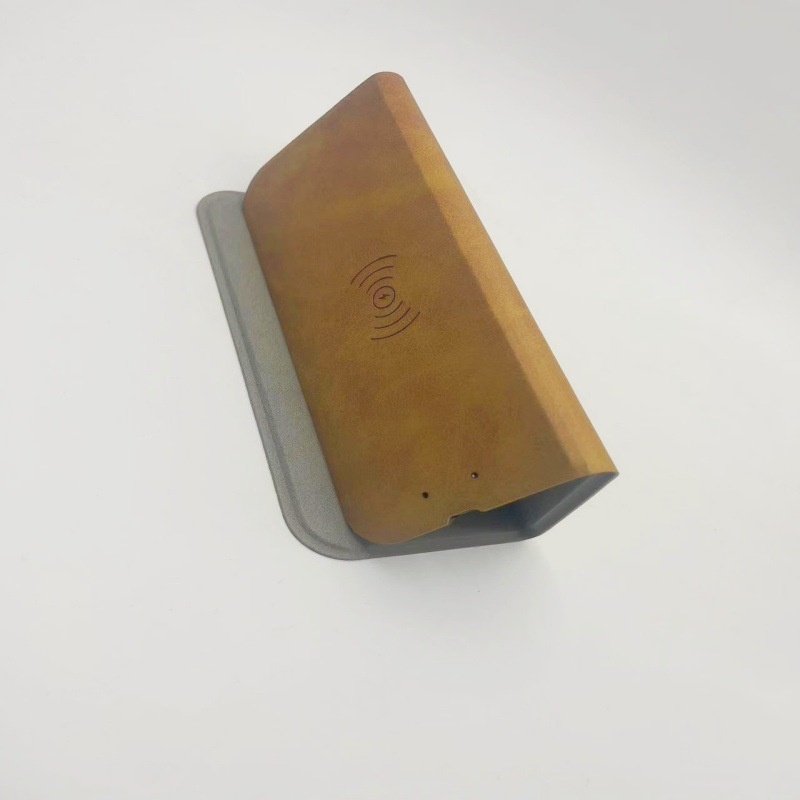 Kabellose, komfortable Mausauflage mit Handschutz, 15-W-Schnellladefunktion, Lederpad, 70 % Rabatt, multifunktionaler Korkständer_voghion.com