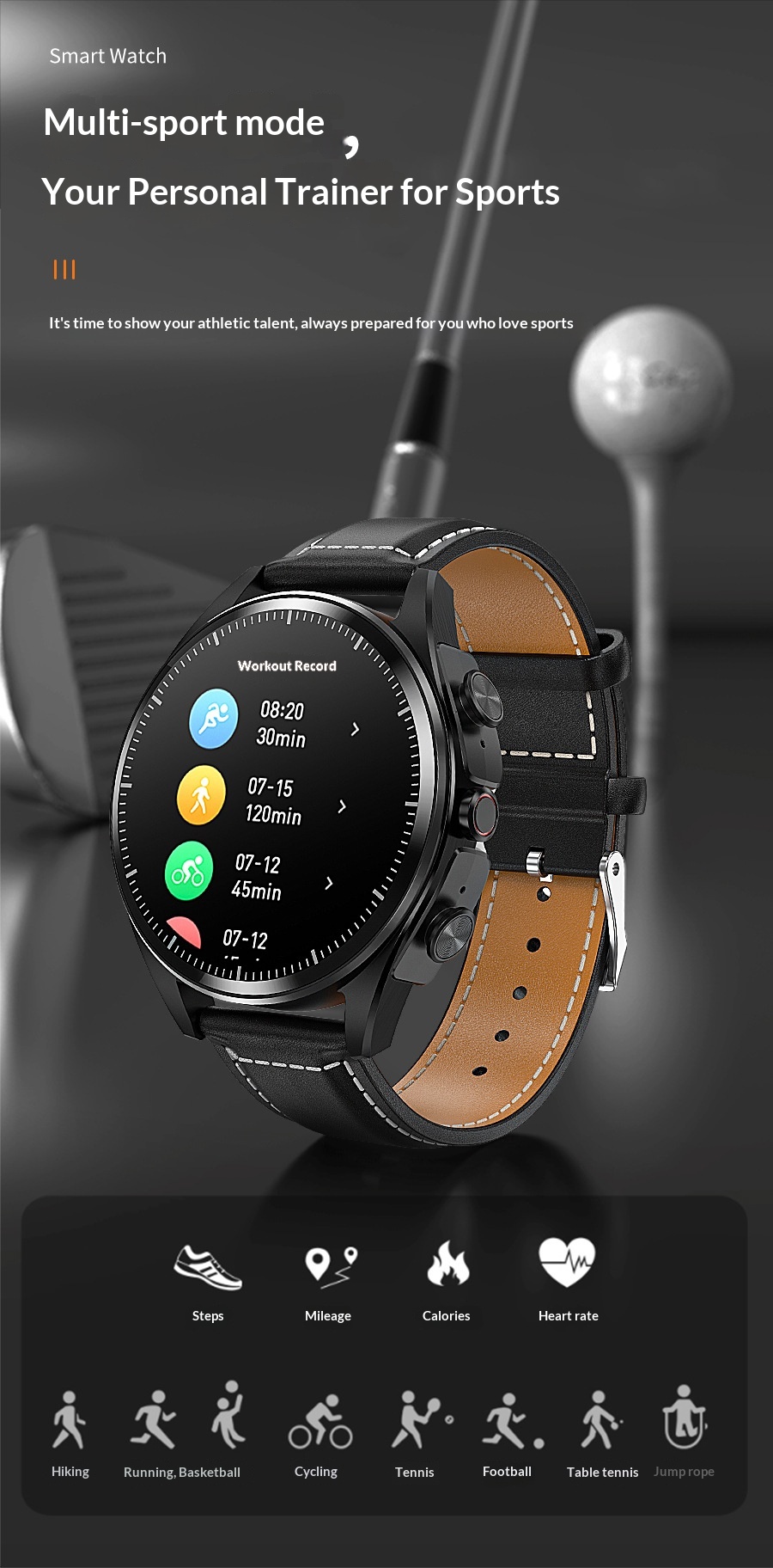 Smartwatch Mit Tws-ohrhörern Herzfrequenz Schlaftracker Nfc Sport_voghion.com