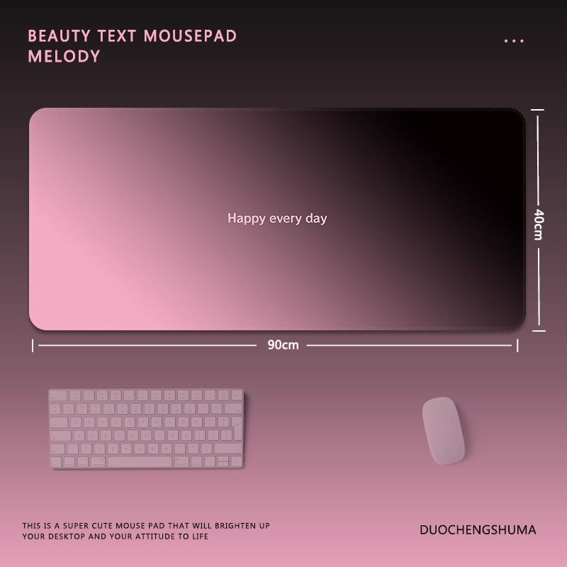 High-end Gradient Color Mouse Pad Extra Large Minimalist Ins Style Texture Gaming Office Keyboard Desk Mat_voghion.com