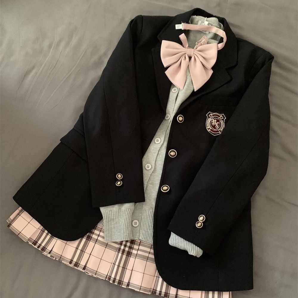 Women's Uniform Blazer For Spring And Autumn, Japanese Style, Authentic Original Design, College-style, School-supplied_voghion.com