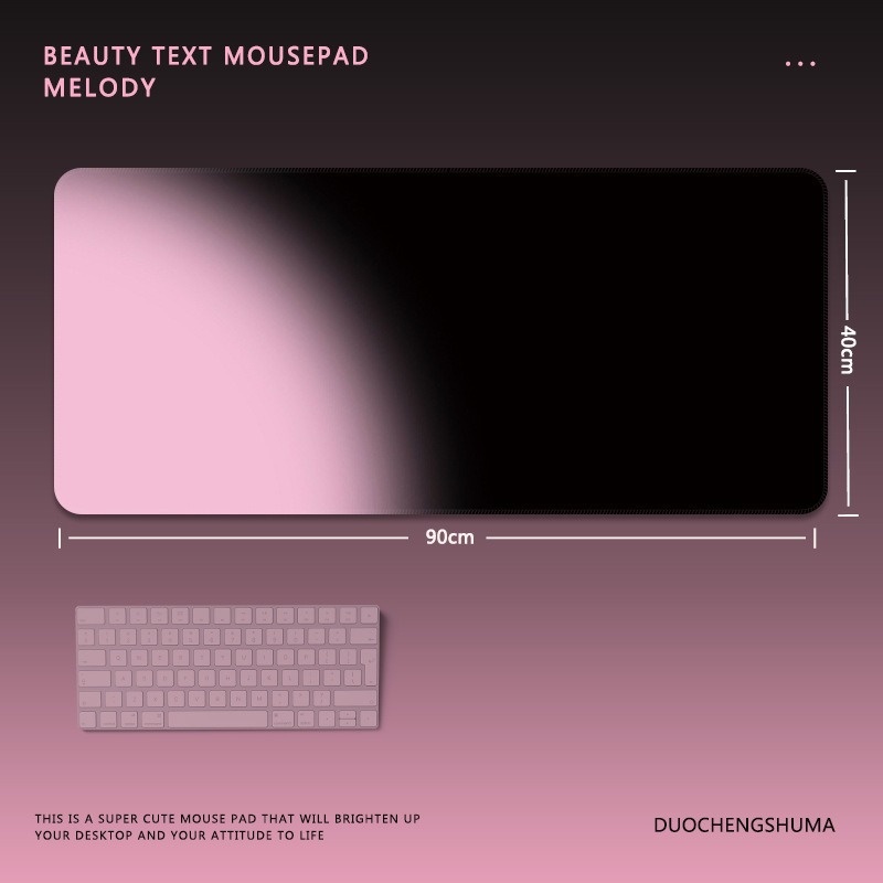 High-end Gradient Color Mouse Pad Extra Large Minimalist Ins Style Texture Gaming Office Keyboard Desk Mat_voghion.com