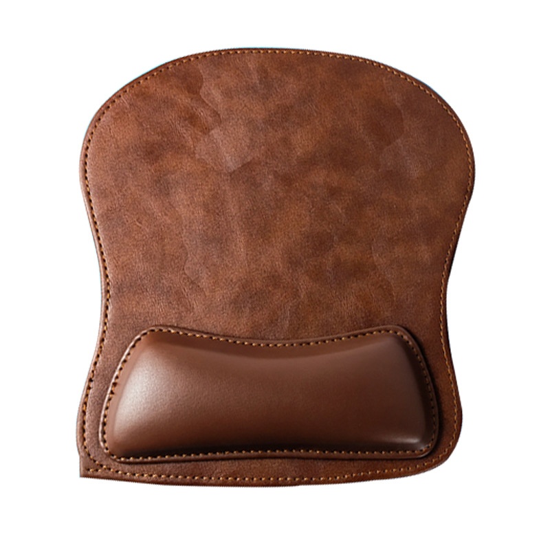 PU Leather Wholesale Office Hand Pillow Computer Rest Wrist Support Mouse Pad_voghion.com