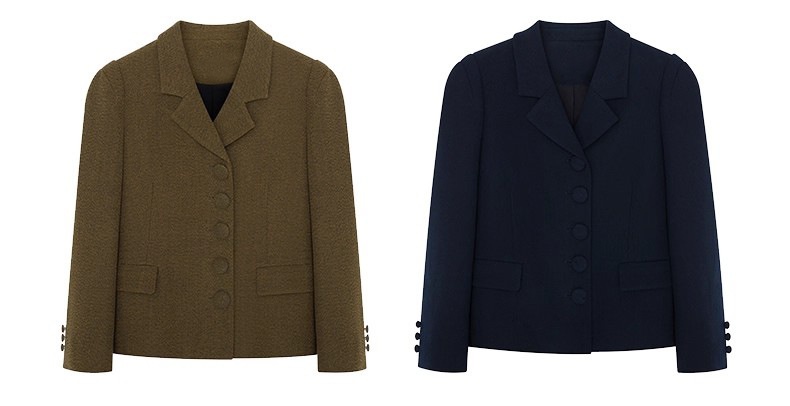 Damen Blazer Für Den Herbst Und Winter Aus Edlem Wollstoff_voghion.com