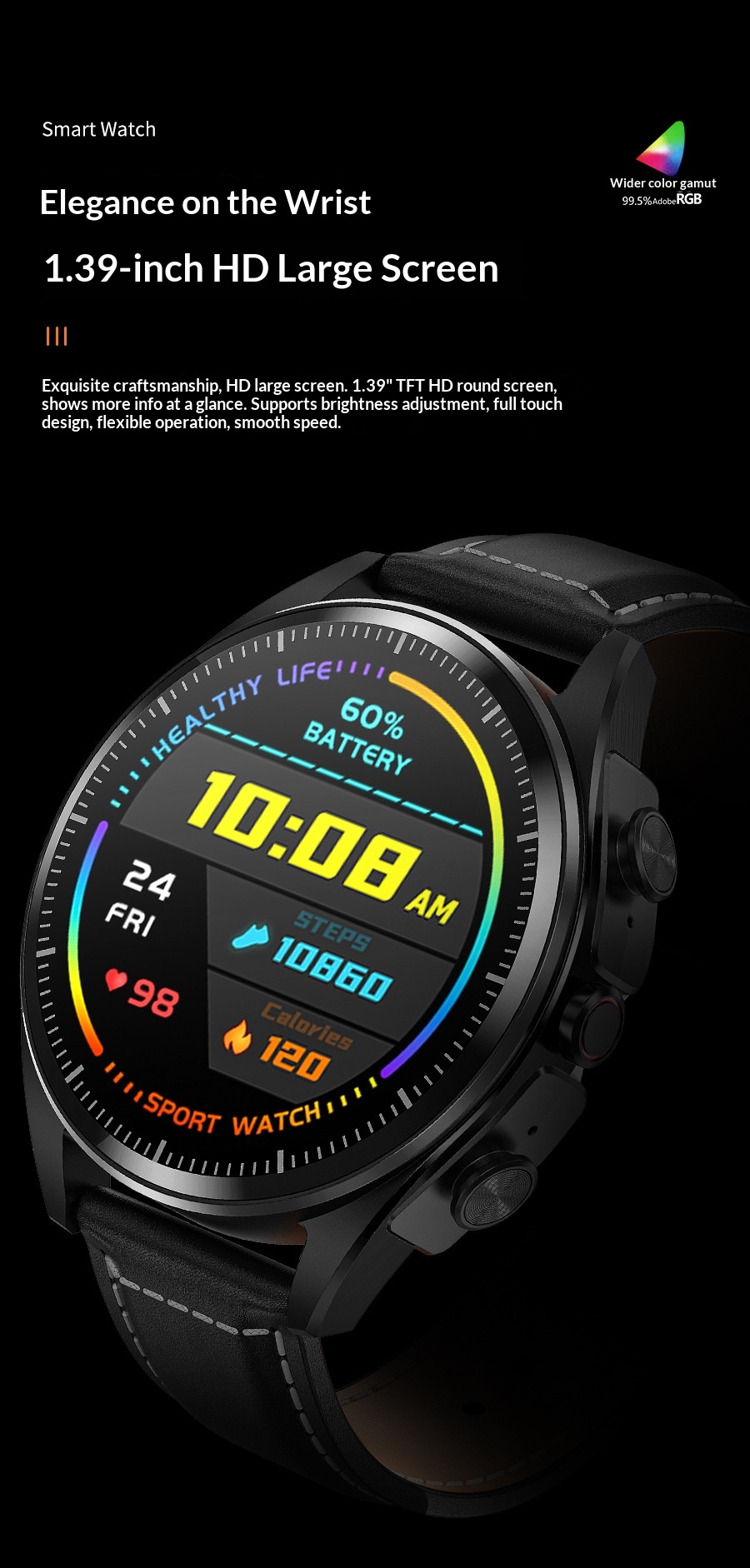 Smartwatch Mit Tws-ohrhörern Herzfrequenz Schlaftracker Nfc Sport_voghion.com