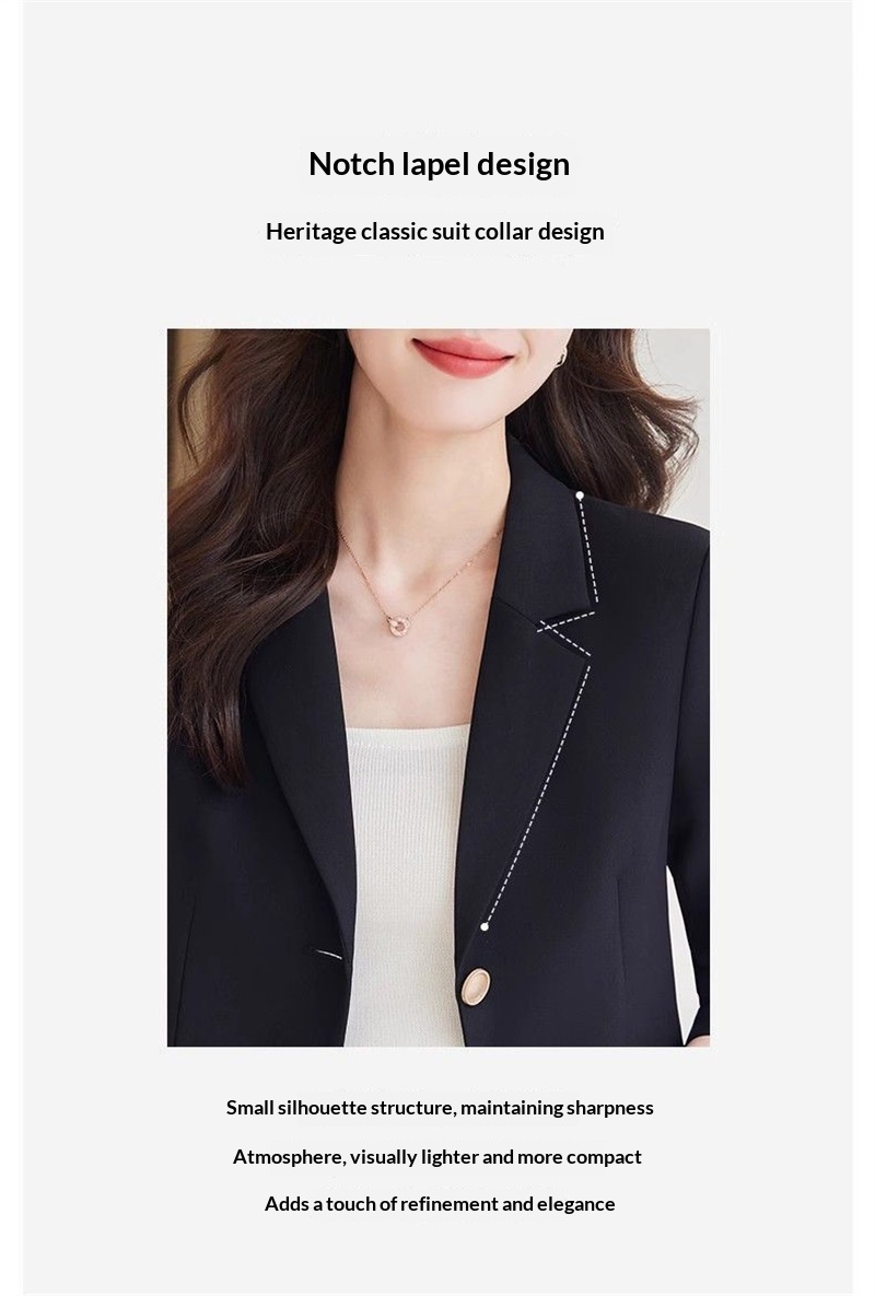 Short Blazer For Women Elegant Lightweight Jacket For Spring_voghion.com