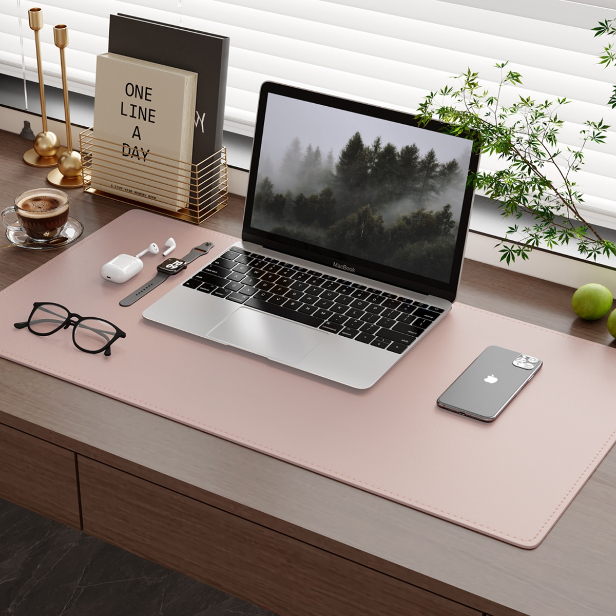 Tappetino da scrivania extra large in pelle impermeabile per laptop e ufficio, ideale per mouse e auto, tappetino da gioco._voghion.com