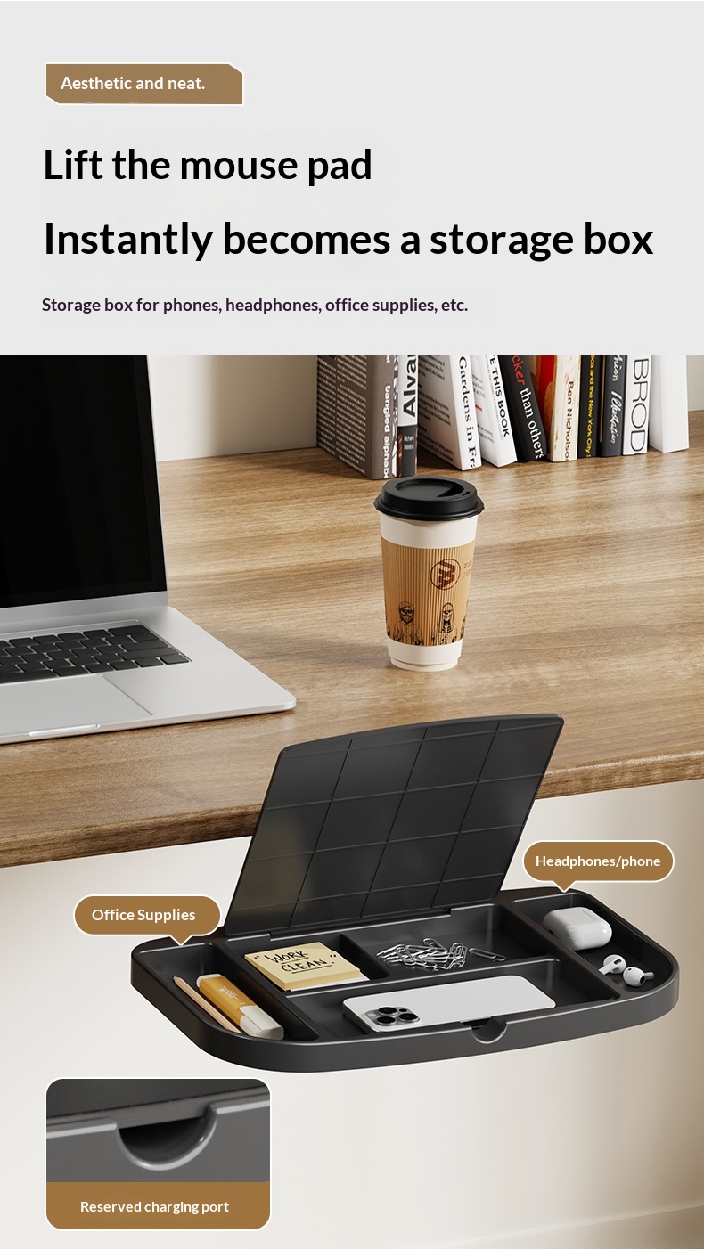 Storage Arm Support Rack Computer Desk Hand Board Wrist Guard Mouse Pad Creative Rotatable Elbow Rest_voghion.com