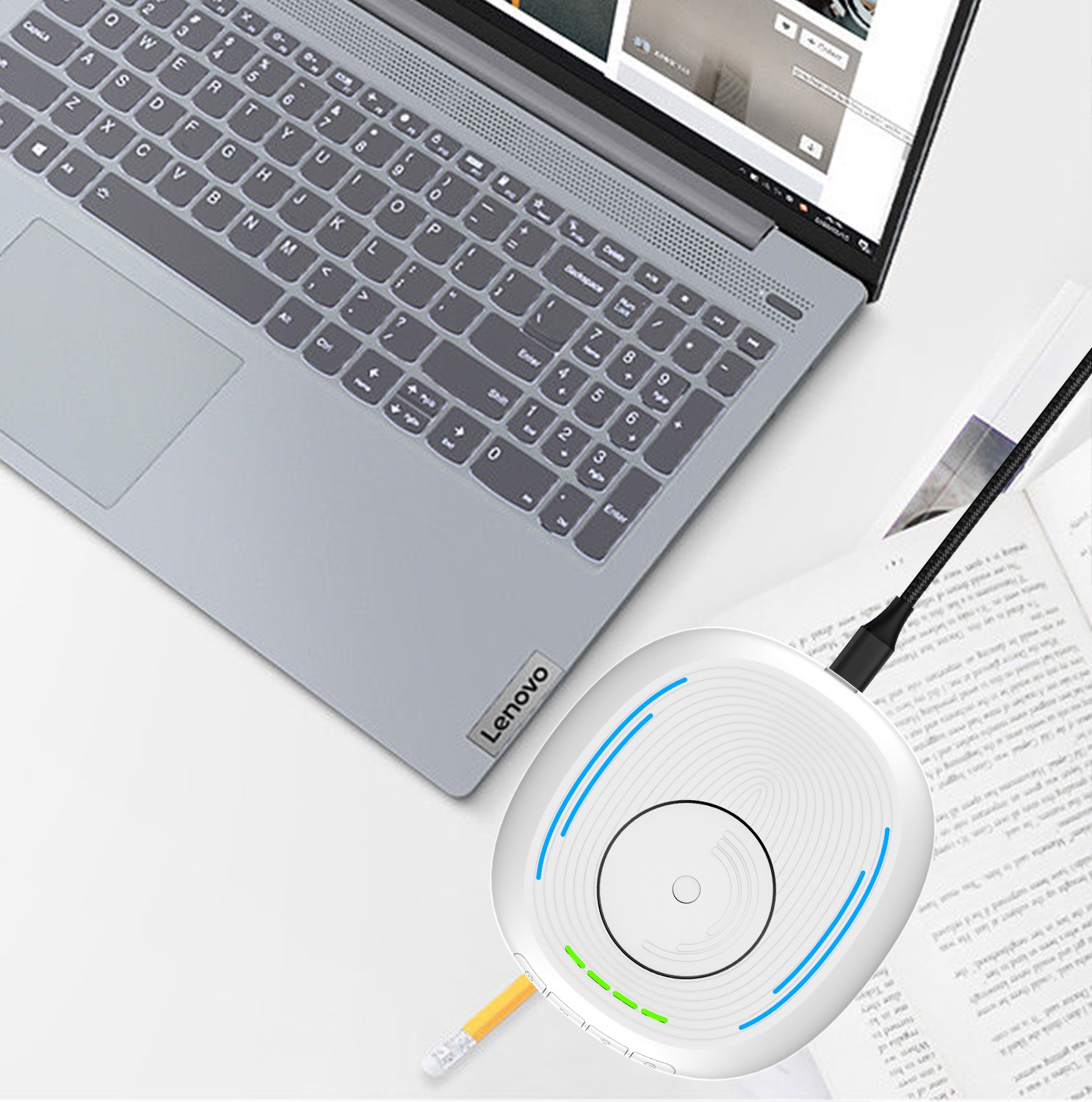 Lampe LED anti-veille avec mouvement automatique pour empêcher le verrouillage de l'écran de l'ordinateur, accessoire de jeu, déplace-souris_voghion.com