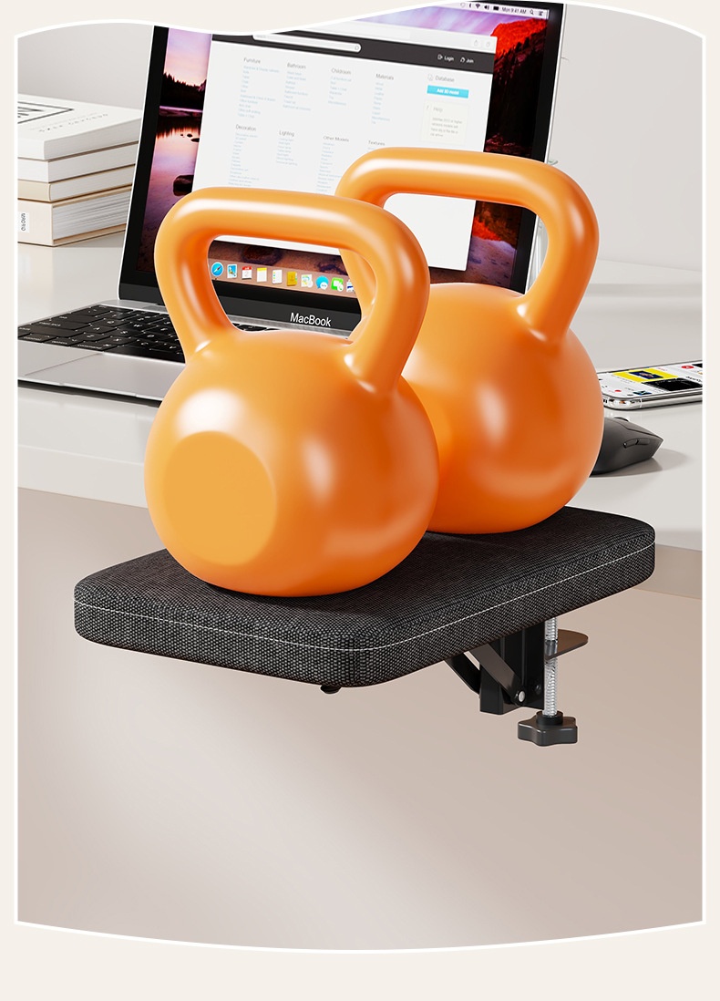 Computer Desk Rest Desktop Elbow Mouse Pad Arm Wrist Support Frame Office Extension Board_voghion.com