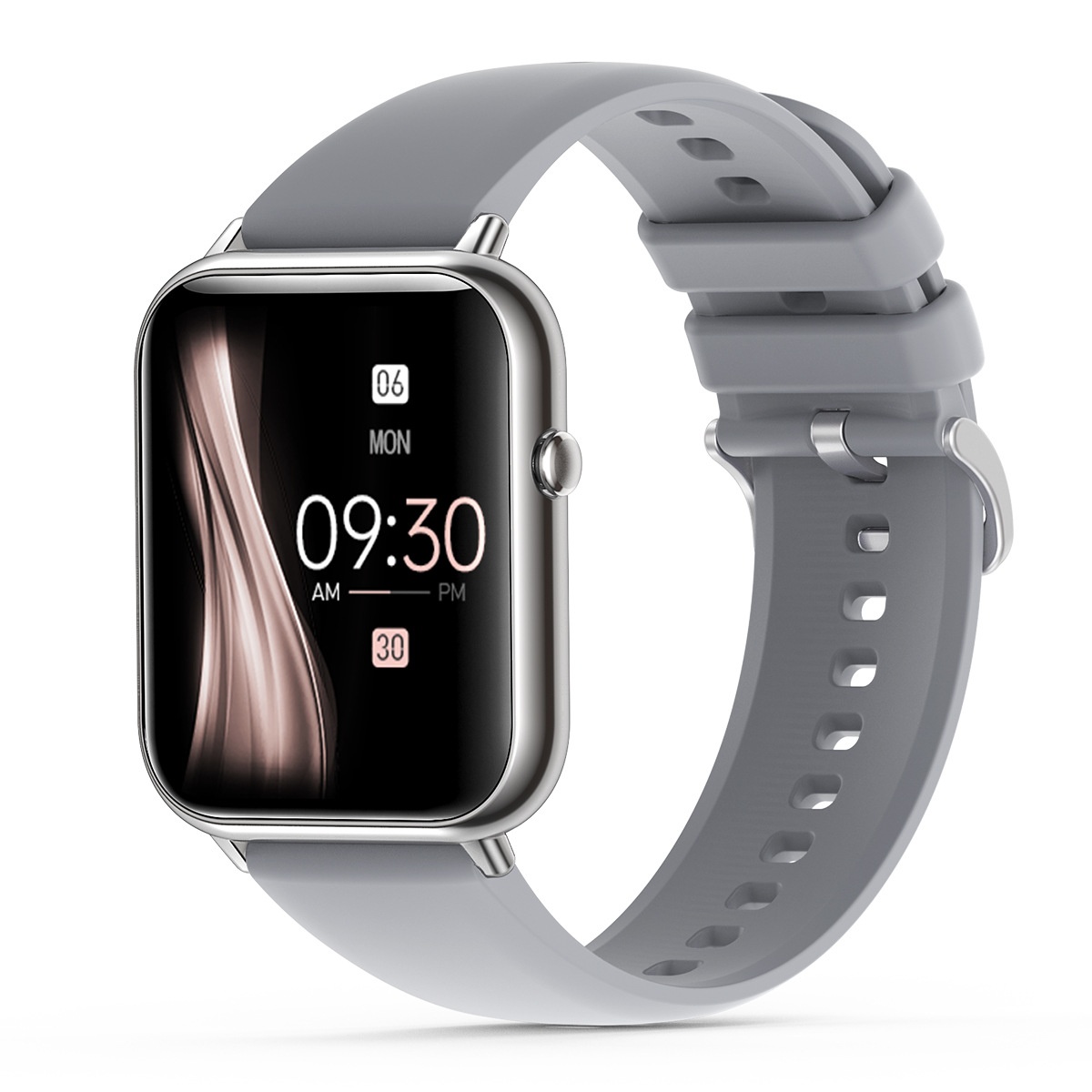 Smartwatch Eckig Fitness Tracker Mit Herzfrequenzmessung Ip68_voghion.com