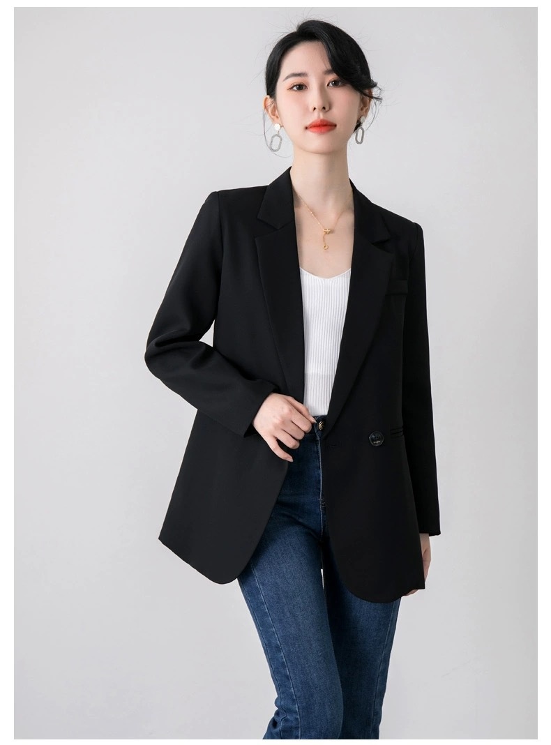 Women's Slim Fit Blazer - Stylish Lightweight Casual Jacket_voghion.com
