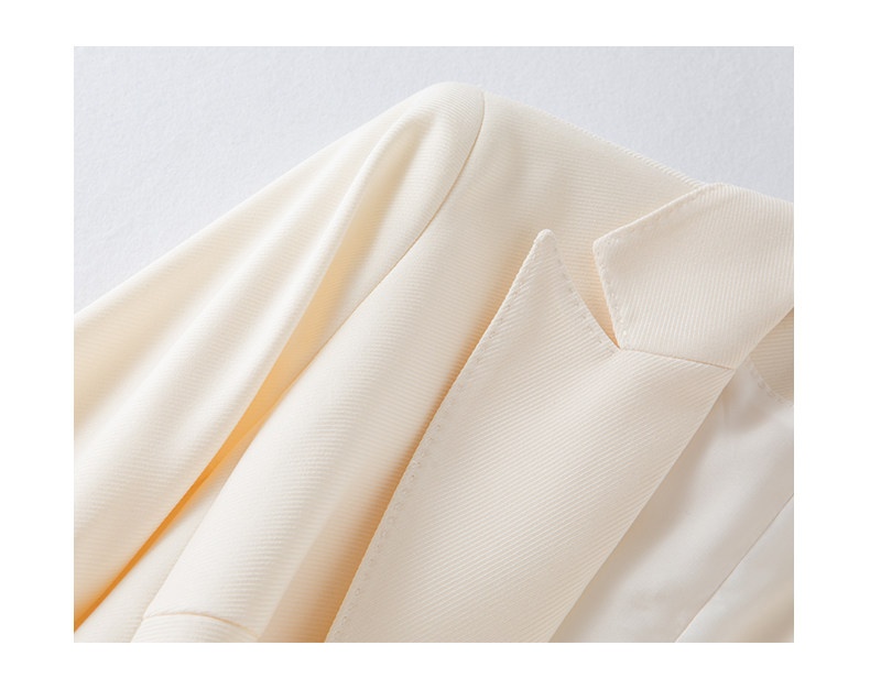 Women's Black Slim-fit Blazer Casual Professional Jacket Spring_voghion.com