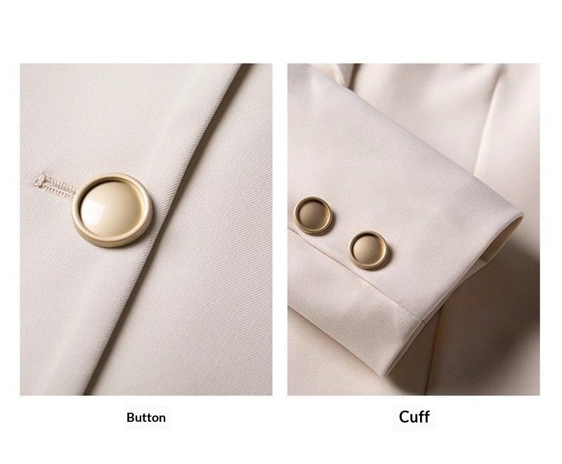 Short Blazer For Women Elegant Lightweight Jacket For Spring_voghion.com