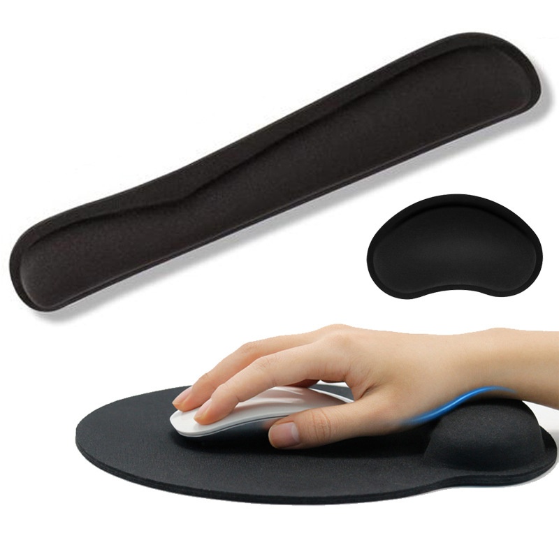 Source Factory Rest Keyboard Support Memory Foam Mouse Comfortable Wrist Pad_voghion.com