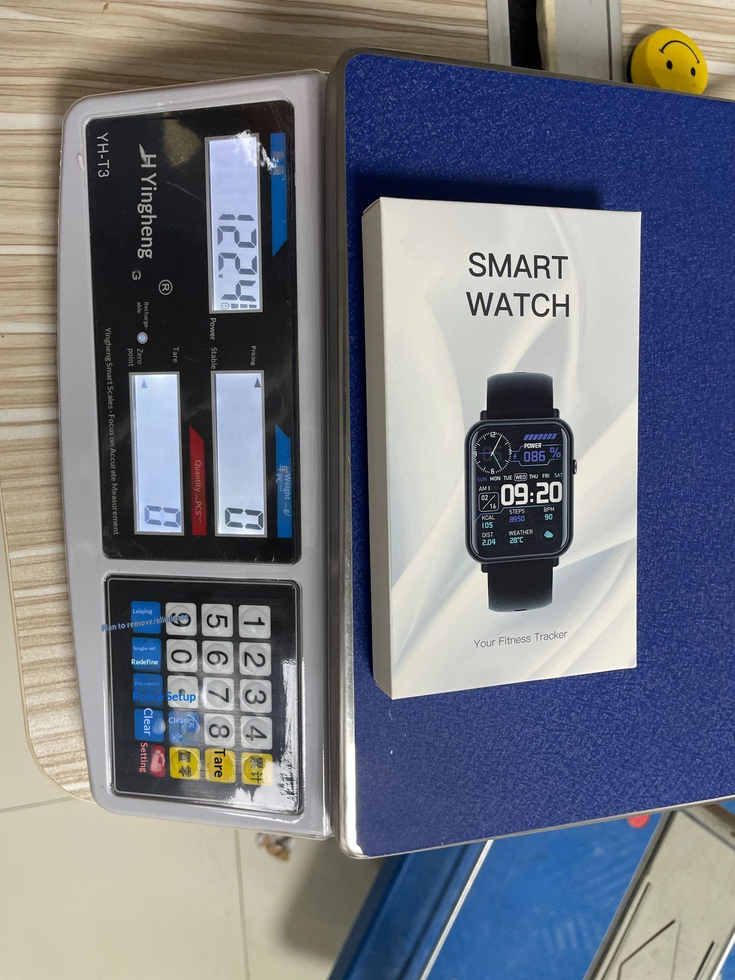 Smartwatch Eckig Fitness Tracker Mit Herzfrequenzmessung Ip68_voghion.com