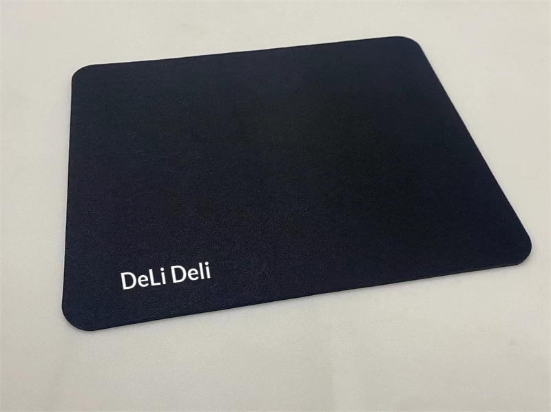 Tappetino per computer Deli Mouse per gaming competitivo, ufficio, liscio, resistente, antiscivolo e spesso, 250*200*3mm, nero_voghion.com