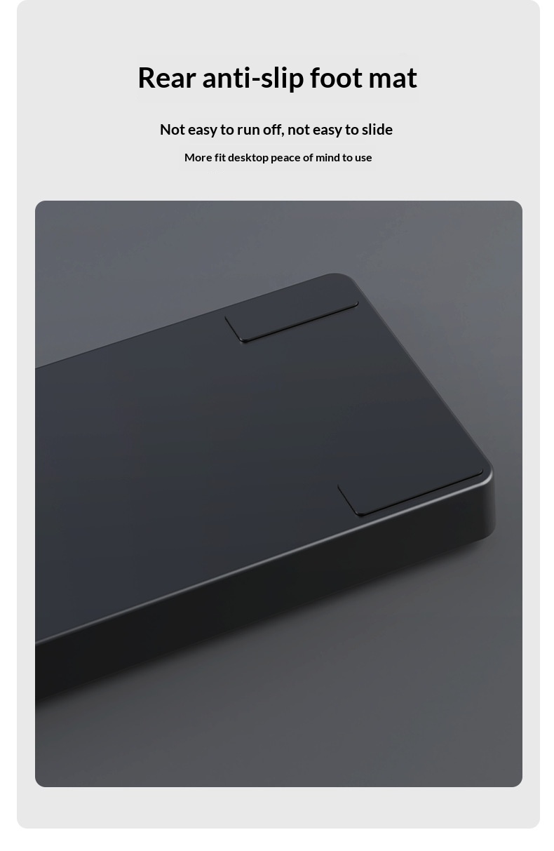 PIWIJOY 75% Layout Keyboard Wrist Rest Mouse Pad Leather Waterproof Soft Comfortable 104 Keys_voghion.com