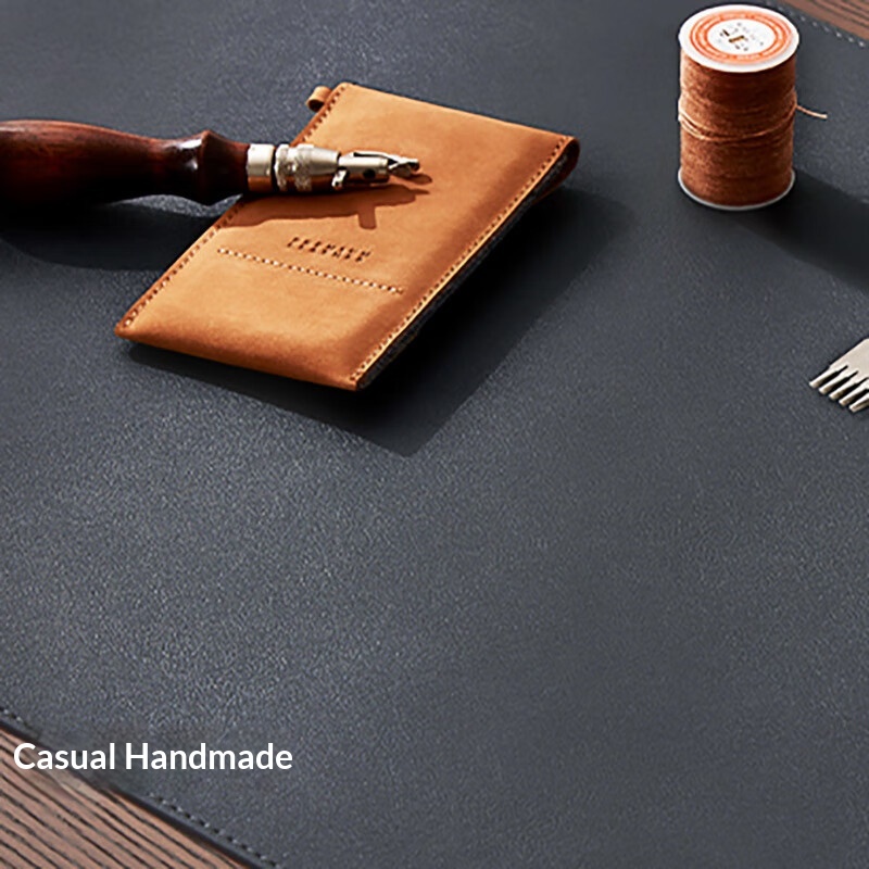 Tappetino per mouse extra-large a doppio materiale/extra-large impermeabile per gaming competitivo, antiscivolo, tinta unita, uso ufficio_voghion.com