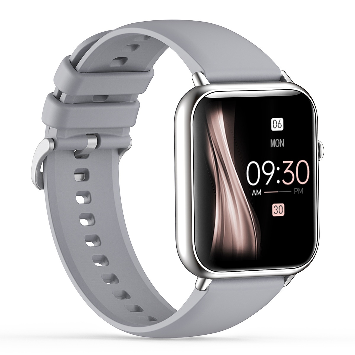 Smartwatch Eckig Fitness Tracker Mit Herzfrequenzmessung Ip68_voghion.com