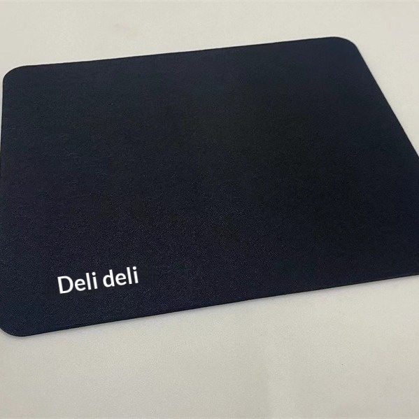 Tappetino per computer Deli Mouse per gaming competitivo, ufficio, liscio, resistente, antiscivolo e spesso, 250*200*3mm, nero_voghion.com