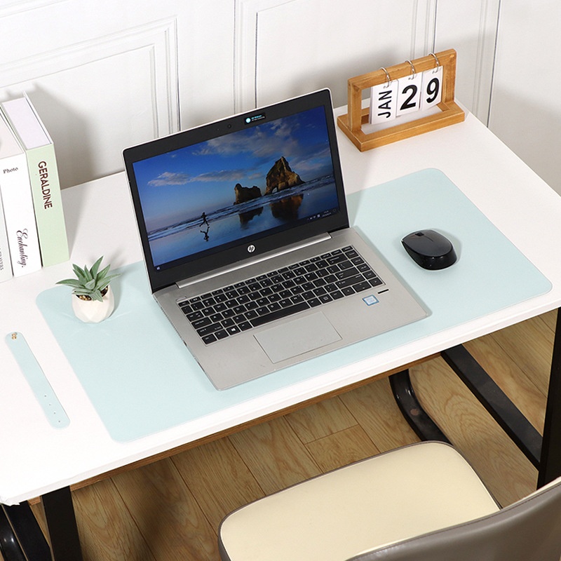 Dirty-resistant Leather Mouse Extra-large Computer Waterproof Writing Desk Table Gaming Keyboard Pad_voghion.com