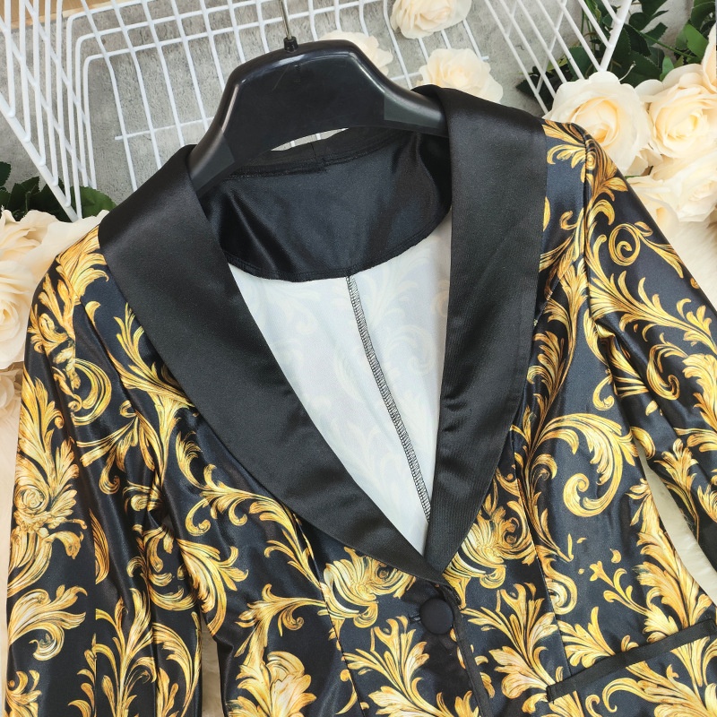 Women's Long-sleeve Elegant Blazer Jacket Professional Style_voghion.com