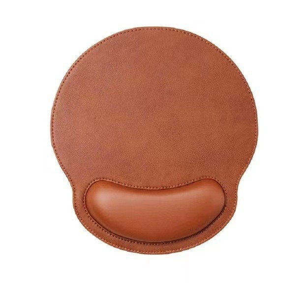 High-End PU Leather Soft Surface Keyboard Rest Computer Wrist Gaming Mouse Pad_voghion.com