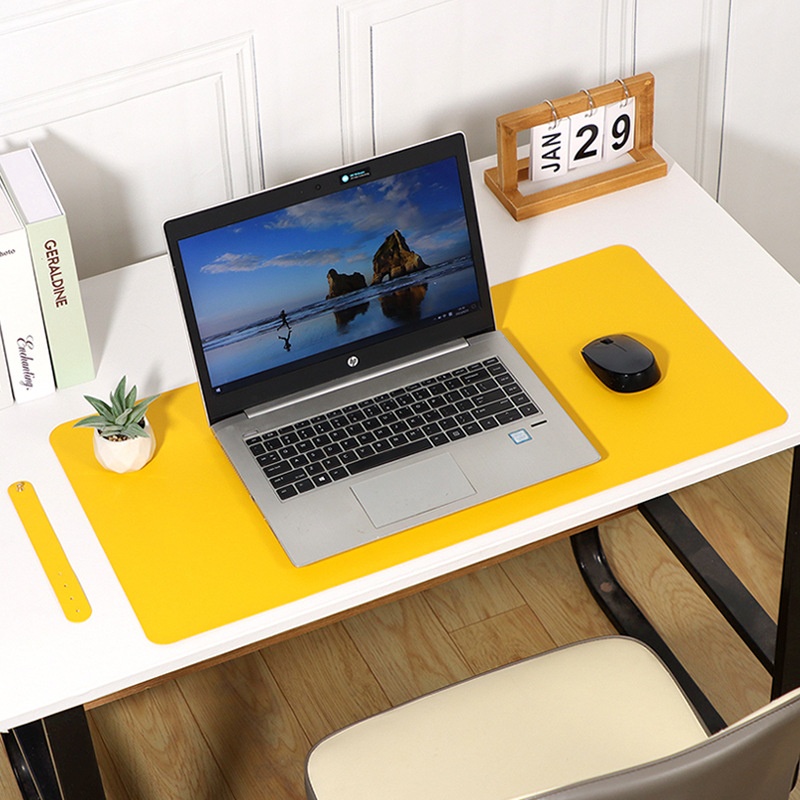 Dirty-resistant Leather Mouse Extra-large Computer Waterproof Writing Desk Table Gaming Keyboard Pad_voghion.com